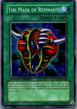 The Mask of Remnants TAEV-ENSE2 Tactical Evolution: Yu-Gi-Oh Limited LP - Image 1