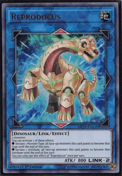 Reprodocus Ultra Rare 2019 Gold Sarcophagus Tin Mega Pack MP19-EN110 NM - Image 1