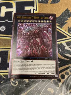 Yugioh Super Starslayer Ty-Phon Sky Crisis OP30-EN003 ULTIMATE RARE NM - Image 1