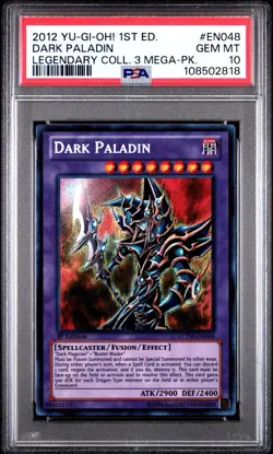 Yu-Gi-Oh! Dark Paladin LCYW-EN048 1st Edition Secret Rare 2012 - POP 12 - PSA 10 - Image 1