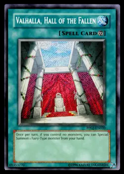 Valhalla, Hall of the Fallen - PP02-EN020 NM Secret Rare Premium Pack 2 Yu-Gi-Oh - Image 1