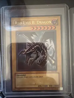 YuGiOh Red-Eyes B. Dragon SDJ-001 1st Edition Starter Deck Joey Vintage - Image 2