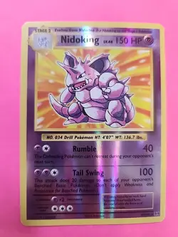 Nidoking XY Evolutions Reverse Holo Pokemon Card WOTC NM + - Image 1