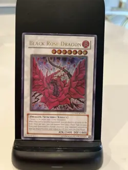 Black Rose Dragon ULTIMATE RARE CSOC NM! Retro Yu-Gi-Oh! Akiza Synchro Unlimited - Image 4