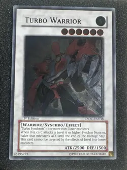 Turbo Warrior - CSOC-EN038 - Ultimate Rare - 1st Edition - NM - Yu-Gi-OH! - Image 1