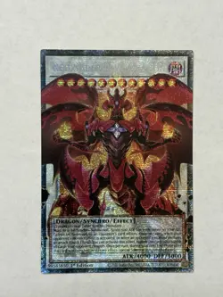 Yu-Gi-Oh! Red Supernova Dragon BLGG-EN139 Starlight Rare Extended Art Near Mint - Image 1