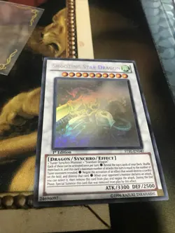 Shooting Star Dragon STBL-EN040 Ghost Rare 1st Edition Yugioh NM - Image 5