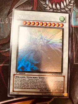 Yugioh Majestic Star Dragon SOVR-EN040 Ghost Rare 1st Edition LP-MP - Image 1
