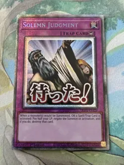 Yugioh Solemn Judgment RA05-EN124 Starlight Rare - Image 1