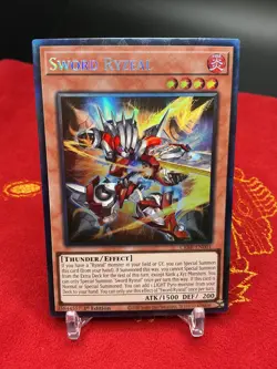 Sword Ryzeal (CR) Collector's Rare CRBR-EN001 Yugioh Crossover Breakers LP - Image 1