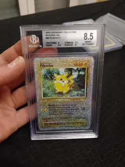 Pokemon Card Pikachu Legendary Collection LC Reverse Holo 86/110 BGS 8.5 NM/M - Image 1