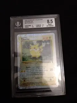 Pokemon Card Pikachu Legendary Collection LC Reverse Holo 86/110 BGS 8.5 NM/M - Image 3