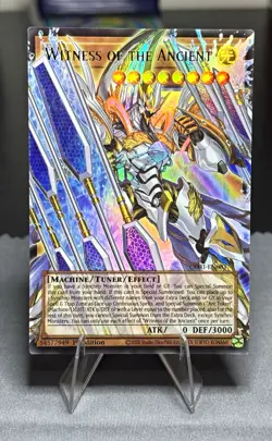 Yugioh! Witness of the Ancient Extended Art CORI-EN081 Chaos Origins 1st Edition - Image 1