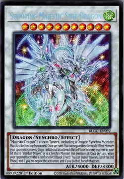 Yugioh! Shooting Majestic Star Dragon, BLGG-EN092, Secret Rare, 1st Edition - Image 1