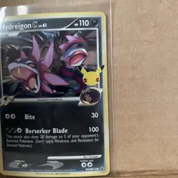 Hydreigon C lv.61 SWSH138 SWSH: Sword & Shield Promo Card Holo Black star promo - Image 4