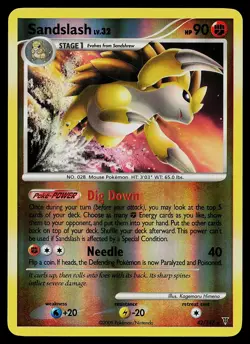 Pokemon Card - Sandslash Supreme Victors 42/147 Rare Reverse Holo - Image 1