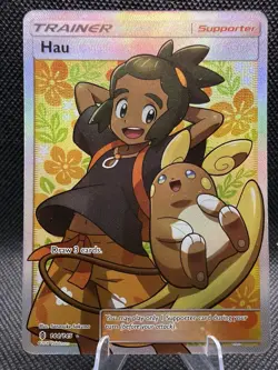 Pokemon TCG Hau Sun & Moon: Guardians Rising Full Art Holo Card 144/145 - Image 1