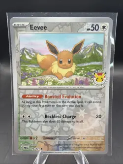 Eevee - (Pokemon Day 2025) (Reverse Cosmos Holo) 074/131 Miscellaneous Cards... - Image 1