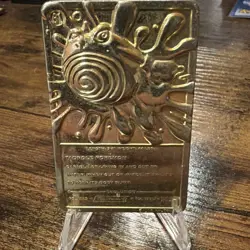 Poliwhirl Limited Edition 1999 Burger King 23K Gold Plated Pokemon Trading Card - Image 2