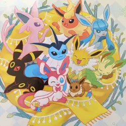 Eevees Pokemon Card Game Collection Binder File 10 Sheets Holds 180 Cards - Image 5
