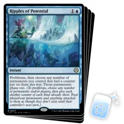 RIPPLES OF POTENTIAL X4 The Lost Caverns Of Ixalan: Commander Magic MTG CARD - Image 1