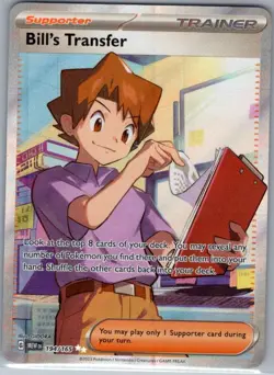 Bill's Transfer 194/165 SV: Scarlet & Violet 151 - Pokemon Card - NM - Image 1