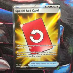 Pokemon Special Red Card 113/086 Chaos Rising Ultra Rare Full Art Trainer NM - Image 1