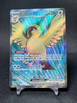 Pokemon Full Art 3 Card Lot Braviary 214/191, Zacian 100/094, Pidgeot Ex 217/197 - Image 5