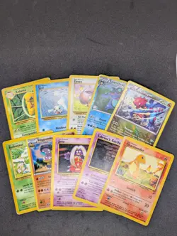 Lot of 10 Damaged/HP Pokemon Cards - Image 1