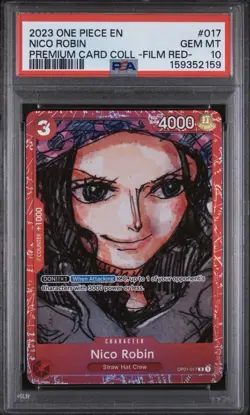 2023 ONE PIECE PREMIUM CARD COLLECTION -ONE PIECE FILM RED- NICO ROBIN PSA 10 - Image 1