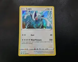Lugia 132/185 Holo Rare Vivid Voltage Pokemon Card NM - Image 1