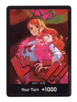 DON!! Card (Nami) Foil One Piece Extra Booster One Piece Heroines Edition Eng NM - Image 1