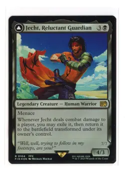 Jecht, Reluctant Guardian R 104 Foil Final Fantasy MTG Card NM - Image 1