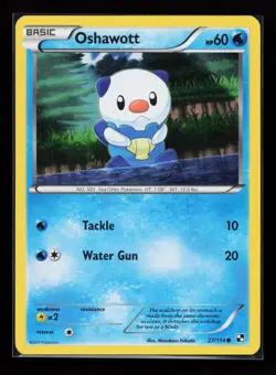 Oshawott 27/114 Promo Alternate Art Promos Cosmos Holo Pokemon Card - Image 1