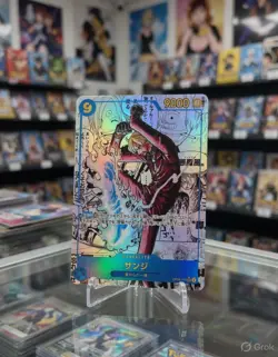 SANJI (MANGA) (JP) ONE PIECE SER OP06-119 ALT ART PRB-02 JAPANESE CARD HIT RAW - Image 1