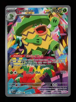 Ludicolo 095/094 Illustration Rare Phantasmal Flames Pokemon Cards - Image 1