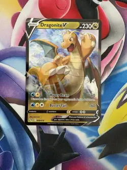 Dragonite V 049/078 Pokemon Go NM Ultra Rare Pokemon Card - Image 1