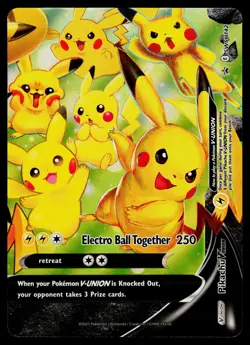Pikachu V-Union SWSH142 SWSH: Sword & Shield Promo Cards Holo - Image 1