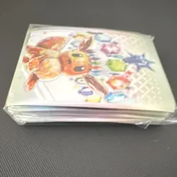 Pokemon Eevee Multicolor Card Sleeves 65 Pack 2025 30-10242-101 Plastic - Image 2