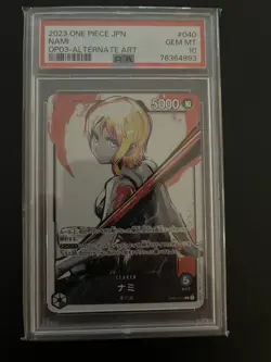 Alternate Art Nami One Piece 2023 Pillars of Strength OP03-040 L Japanese PSA 10 - Image 1