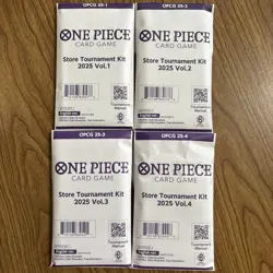 One Piece Store Tournament Kit 2025 OPCG 25-1, 25-2, 25-3, 25-4 - Image 1