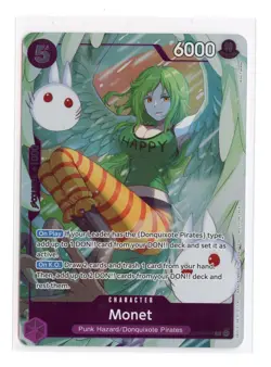 Monet (Dash Pack) OP14-074 R Foil One Piece The Azure Sea's Seven NM - Image 1