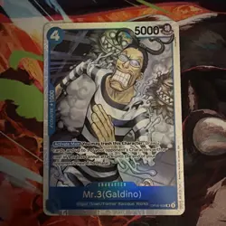 Mr.3(Galdino) (056) OP16-056 The Time of Battle Foil Mint One Piece CCG - Image 1