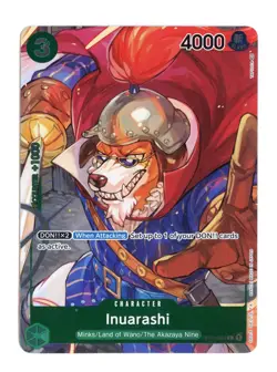 Inuarashi (Box Topper) OP01-034 C Foil One Piece Romance Dawn LP - Image 1