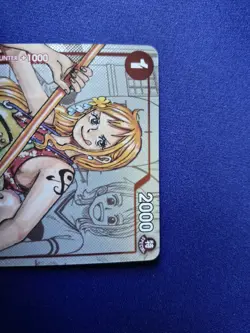 ONE PIECE Nami OP01-016 Alternate Art (25th Anniversary) NM - Image 2