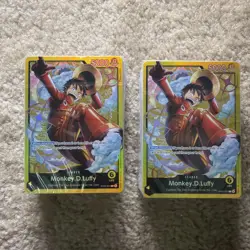 One Piece TCG ST-29 Starter Deck 29 Egghead Monkey D Luffy Sealed Bricks 2x ONLY - Image 1