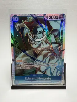 One Piece Carrying On His Will Edward.Newgate SR Foil (OP13-042) English NM - Image 1