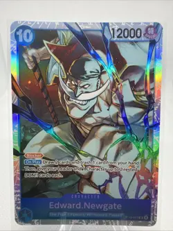 Edward.Newgate SR OP13-042 Carrying On His Will Foil One Piece TCG - Image 1