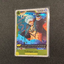 One Piece Trafalgar Law P-068 Promo Foil Character 5000 Power English Trigger - Image 1