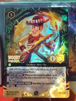 Disney Lorcana Woody - Jungle Guide Top 8 Set Championship Promo Enchanted - Image 1